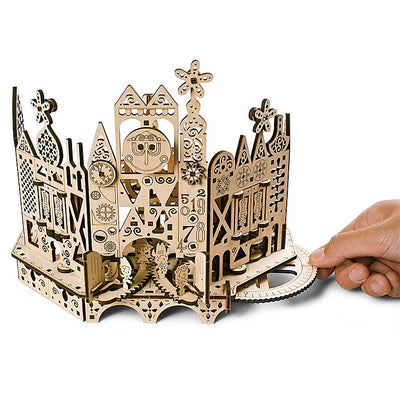 Disney Parks it's a small world Wooden Puzzle by UGears New with Box