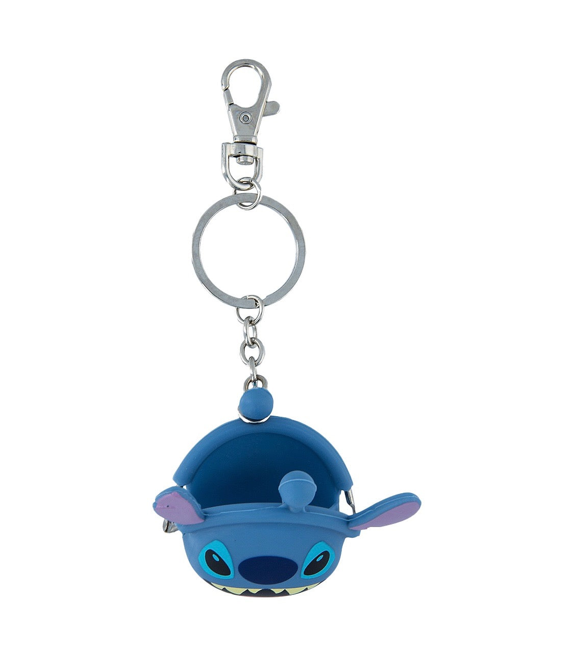 Disney Parks Stitch Coin Purse Silicone Keychain New with Tags