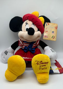 Disney Store Paris Authentic Minnie Oh La La! Plush New With Tag