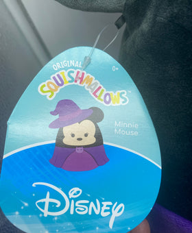 Disney Halloween Minnie Witch Original Squishmallows Large Plush New with Tag