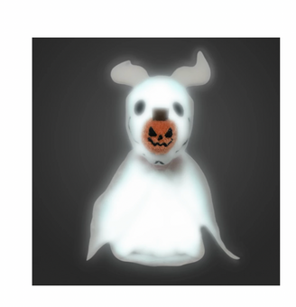 Disney The Nightmare Before Christmas Light Up Zero Magnetic Shoulder Plush New