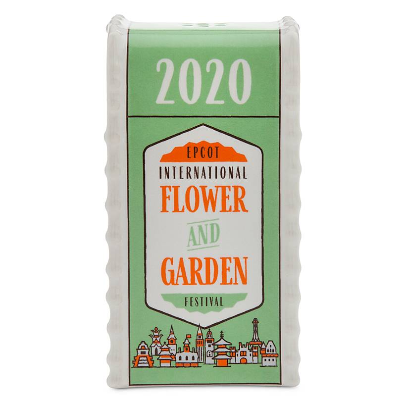 Disney Flower Garden Festival 2020 Mickey Trash Can Salt or Pepper Shaker New