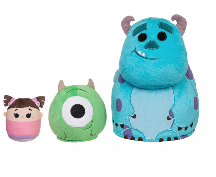 THE MONSTERS NEW MIKKY MINT ぬいぐるみ 2個セット モンスターズインク マイクワゾースキー・リトルマイキー