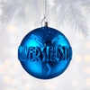 Universal Studios Glass Blue Molded Ornament New Tags