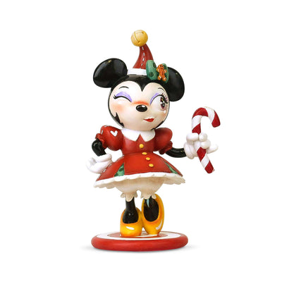 Disney The World of Miss Mindy Christmas Minnie Figurine New with Box