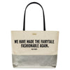 Disney Made the Fairytale Fashionable Again Canvas Glitter Tote Kate Spade New