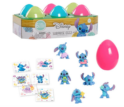 Disney Stitch Surprise Eggs Easter Basket New Sealed