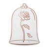 Disney Beauty and the Beast Rose Marble Serving Stone New with Box
