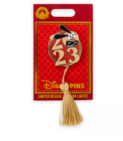 Disney Parks Oswald Lunar New Year 2023 Limited Release Pin New with Card