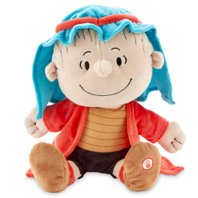 Hallmark Peanuts Linus Nativity Speech Talking Plush New