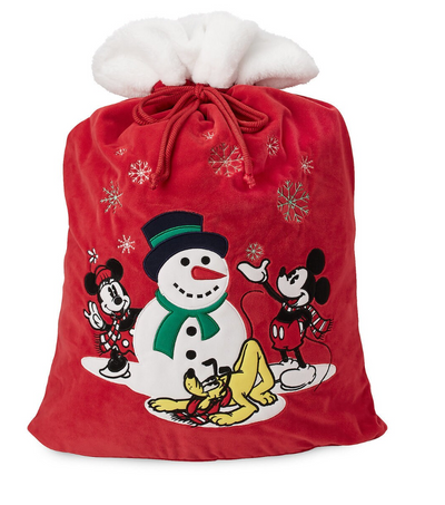 Disney Store Mickey and Friends Plush Santa Christmas Sack Large New with Tags
