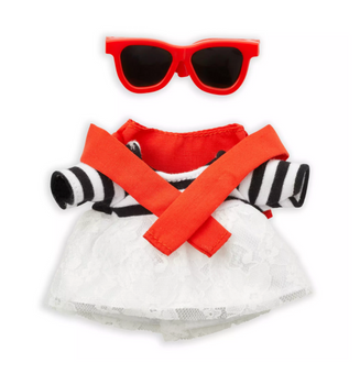 Disney NuiMOs Outfit Striped Shirt with Red Sweater and Sunglasses New with Card