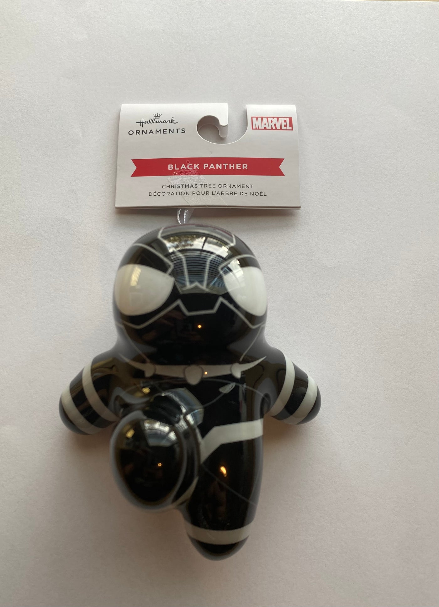 Hallmark Disney Marvel Black Panther Decoupage Christmas Ornament New With Tag