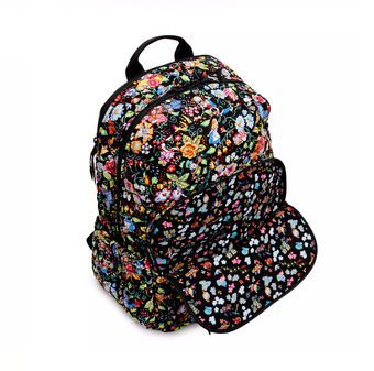 Disney Parks Disney 100 Campus Quilted Cotton Backpack by Vera Bradley New w Tag