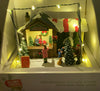 Merry Moments Led Lighted Christmas Holiday Village Tree House New with Box