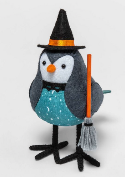 Target Featherly Friends Witch Bird Halloween Decorative Figurine New