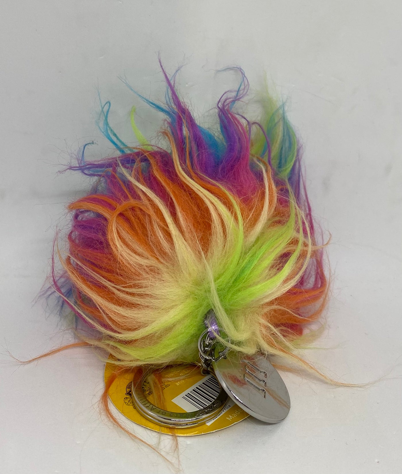 M&M's World Rainbow Puff Keychain New with Tag