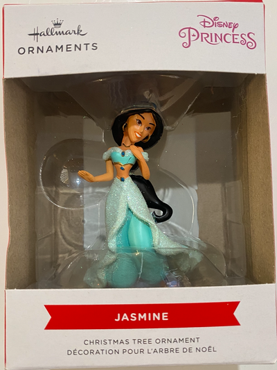 Hallmark 2021 Disney Princess Jasmine Aladdin Christmas Ornament New With Box