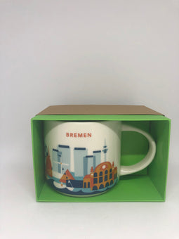 Starbucks You Are Here Collection Germany Bremen Ceramic Coffee Mug New Box