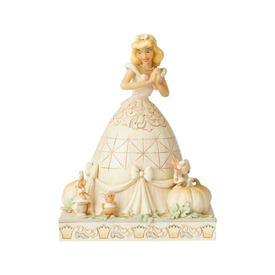 Disney Traditions Cinderella White Woodland Jim Shore Figurine New with Box