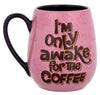 Disney Parks Minnie Morning I'm Only Awake for the Coffee Ceramic Mug New