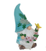 Hobby Lobby Spring Easter Blue Gnome with Butterfly and Flowers Figurine New