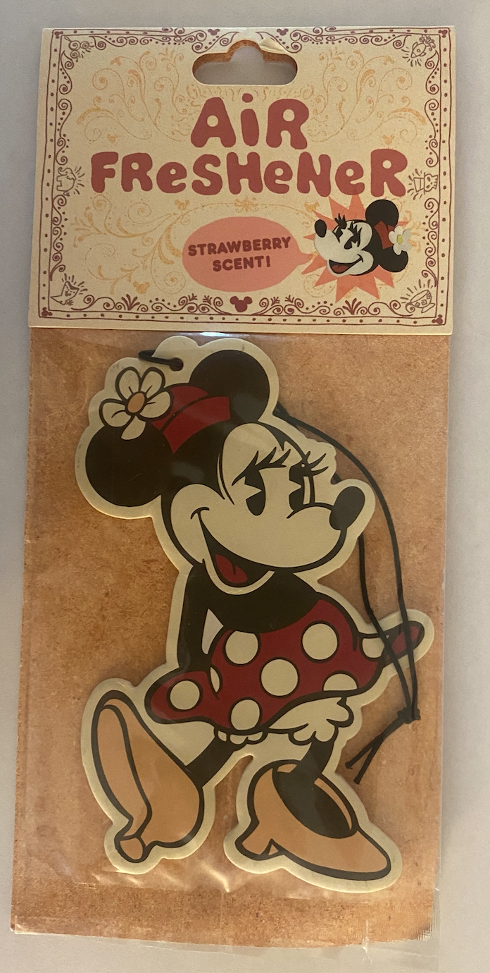 Disney Parks Walt Disney World Minnie Mouse Air Freshener Strawberry Scent New