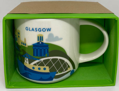 Starbucks You Are Here Collection Glasgow Scotland Coffee Mug New With Box