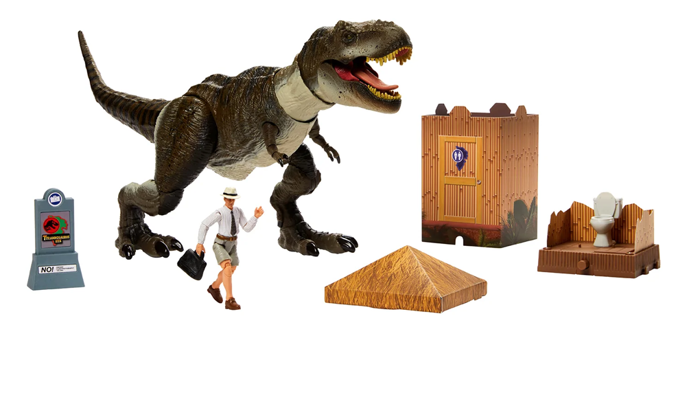 Jurassic World Hammond Collection Outhouse Chaos Set New With Box