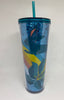 Starbucks Easter Spring 2021 Bunny Glitter Tumbler 24oz with Straw New