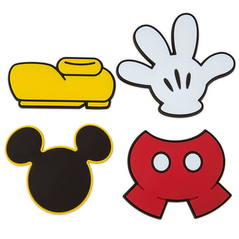 Disney Parks I Am Mickey Mouse Magnet Set Body Parts Set Of 4 New
