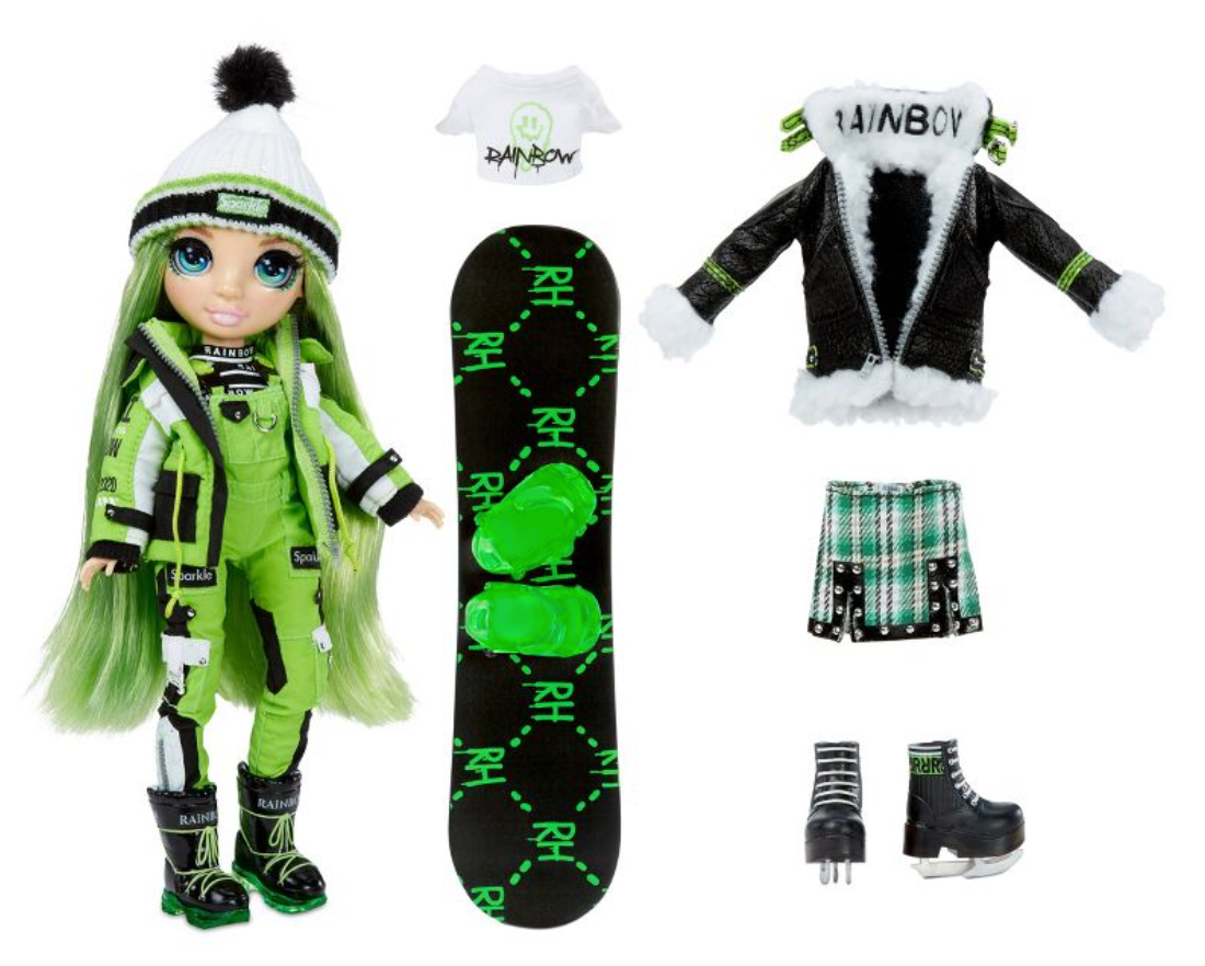 Rainbow High Winter Break Jade Hunter Fashion Doll Toy New With Box
