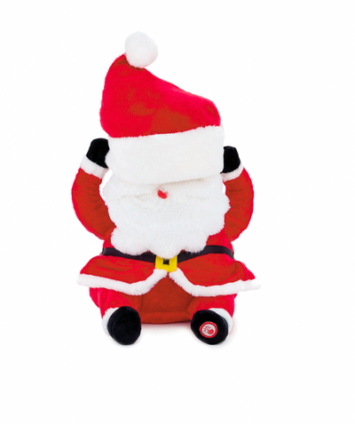 Hallmark Peek-A-Boo Christmas Santa Plush with Sound and Motion New with Tag