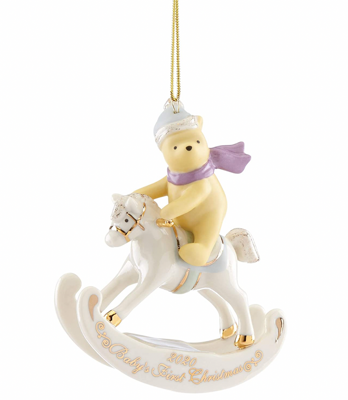 Disney Lenox 2020 Winnie the Pooh Baby First Christmas Ornament New with Box