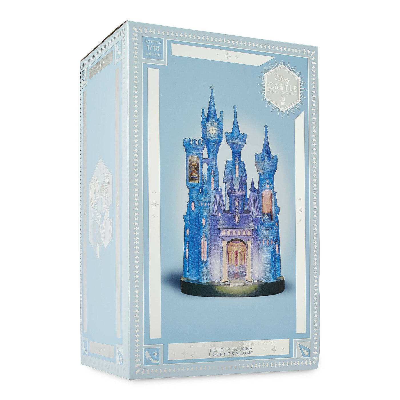 Disney Parks Cinderella Castle Light-Up Figurine Limited Release New with Box