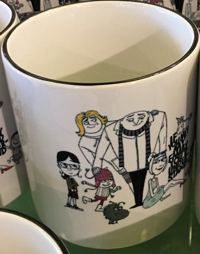 Universal Studios Despicable Me 3 If You Met My Family Ceramic Coffee Mug New