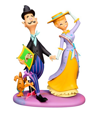 Disney Disneyland Paris Mary Poppins George Winifred Banks Limited Figurine New