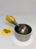 M&M's World Yellow Metal Measuring Cups Set New with Tags