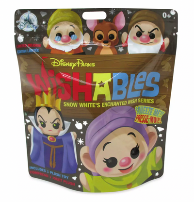 Disney Snow White and the Seven Dwarfs Mystery Wishables Plush Limited New