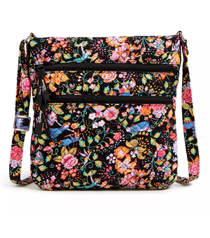 Disney Parks Disney 100 Triple Zip Hipster Crossbody Bag Vera Bradley New w Tag