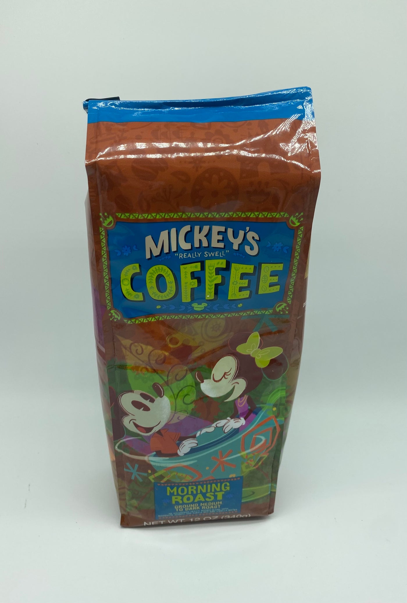 Disney Mickey's Really Swell Coffee Morning Roast Blend 12oz. New Sealed