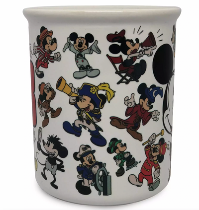 Disney Mickey Color Changing Ceramic Coffee Mug Mouse Plane Crazy New