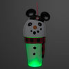 Disney Parks Holiday Snowman with Mickey Ear Hat Light Up Tumbler with Straw New