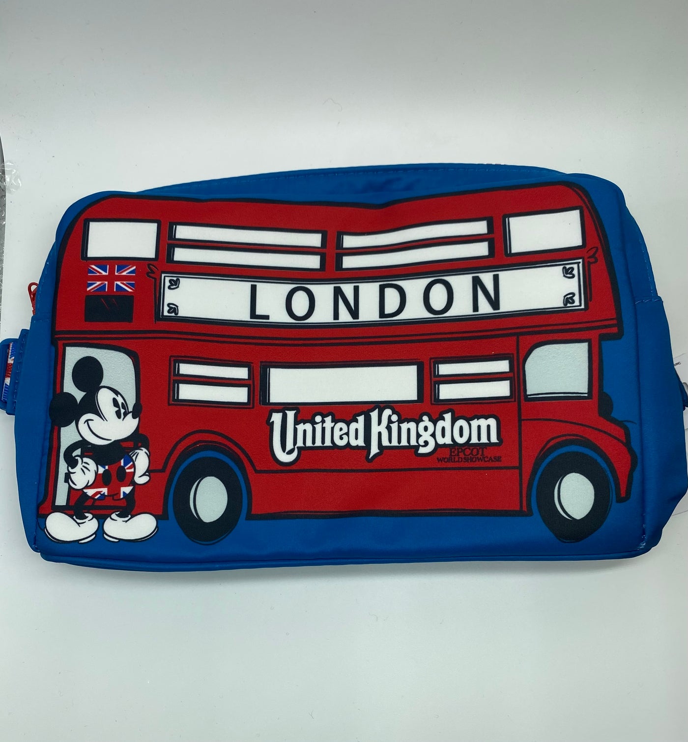 Disney Parks Epcot United Kingdom London Bus Mickey Fanny Pack Hip Bag New Tag
