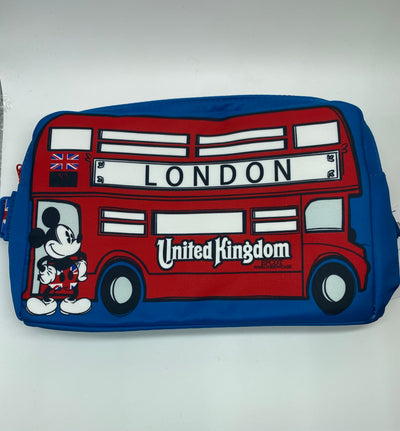 Disney Parks Epcot United Kingdom London Bus Mickey Fanny Pack Hip Bag New Tag