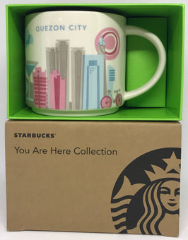 Starbucks Coffee You Are Here Quezon City Philippines Ceramic Coffee Mug New