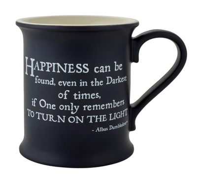 Universal Studios Harry Potter Albus "Happiness" Quote Coffee Mug New With Tag