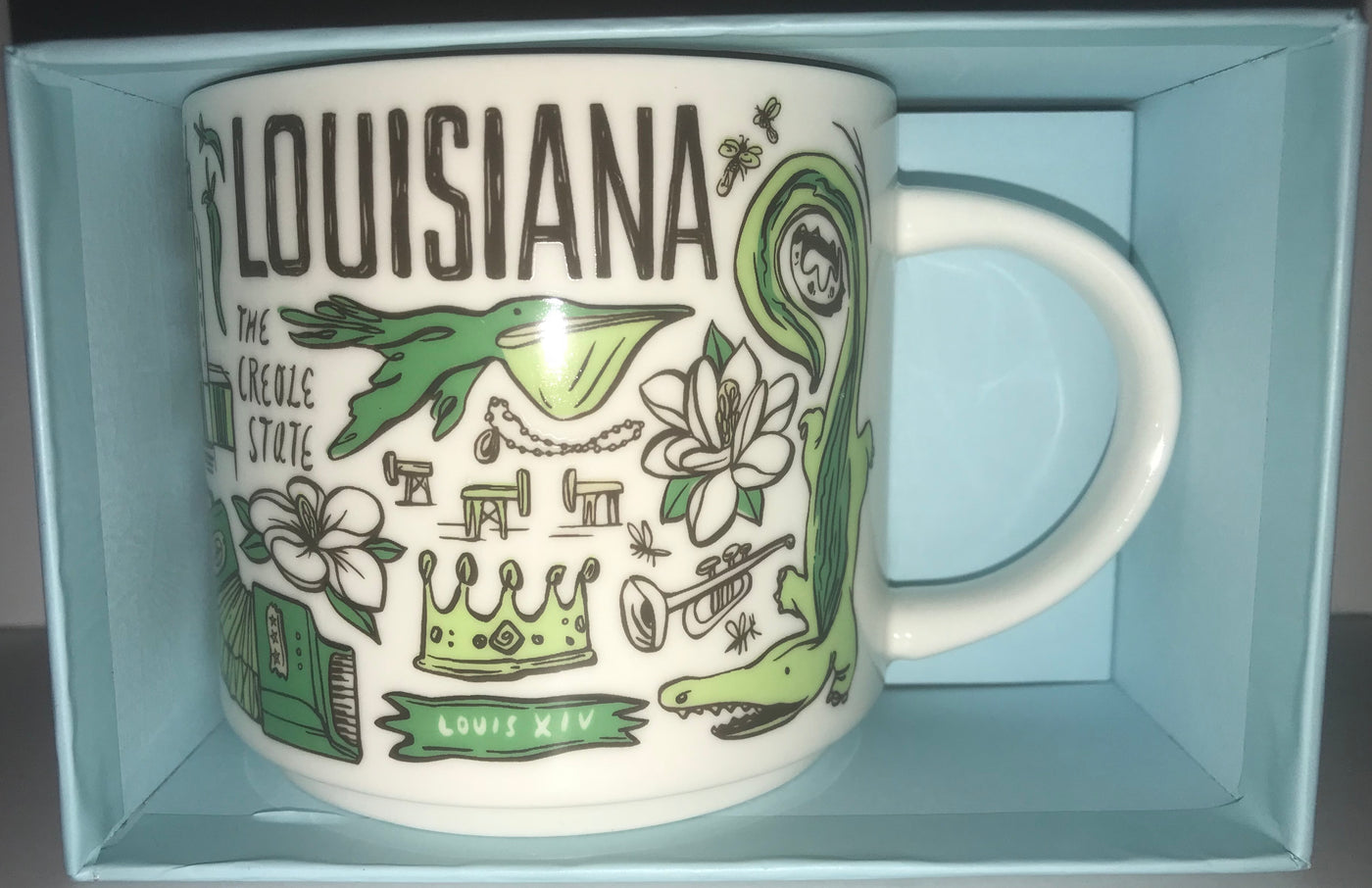 Starbucks Been There Series Collection Louisiana Coffee Mug New With Box