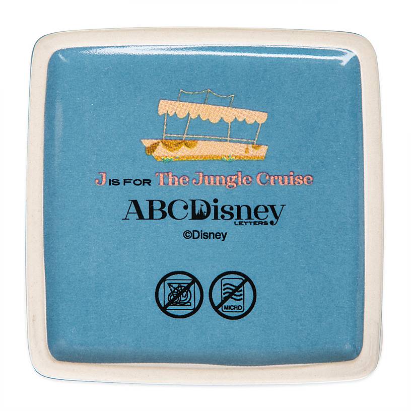 Disney Parks ABC Letters J is for The Jungle Cruise Ceramic Trinket Box New