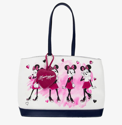 Disney Parks Modern Minnie Satchel Bag New with Tags